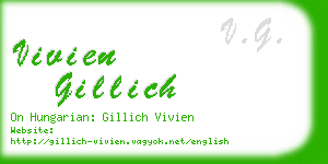 vivien gillich business card